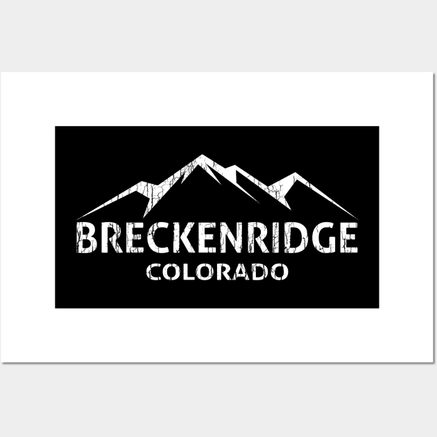 Skiing Breckenridge Colorado Ski Wall Art by heybert00